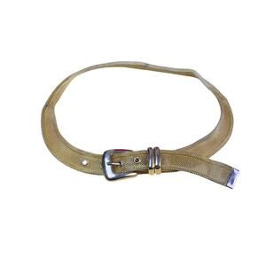 Vintage 80s Gold Metal Mesh Rolled Edge Belt XS–S 26–30”